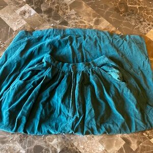 Forest green long skirt. Size 10